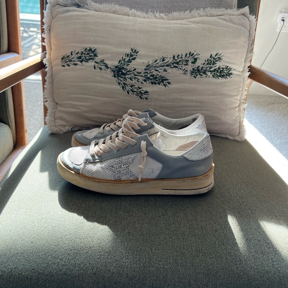 GOLDEN GOOSE Stardan low cut grey